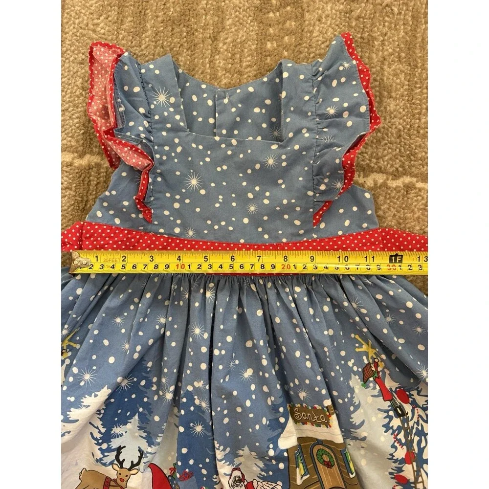 Eleanor Rose Catalina Dress Girls 4-5 Christmas Santa North Pole Holiday